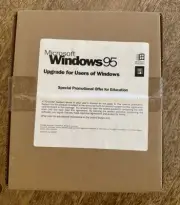 Vtg Microsoft WINDOWS 95 3.5” Disk SEALED New Old Stock