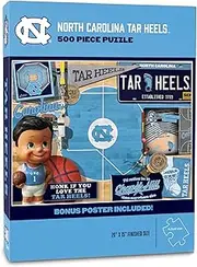 YouTheFan NCAA North Carolina Tar Heels Retro Series 500pc Puzzle 15" x 20"