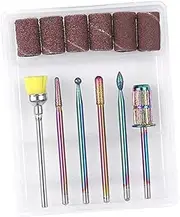 POPETPOP Special Nail Grinding Tool Set 1 Set Alloy Nail Drill Nail Drill Bits Sanding Head for Nail Art Kit