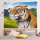 Mountain Grass Tiger 3D Wall Hang Cloth Tapestry Fabric Decorations Decor