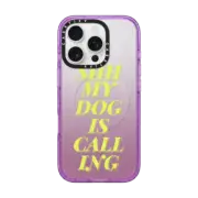 iPhone 16 Pro Impact Case MagSafe Compatible Dog is Calling