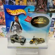 Mattel 2003 Hotwheels Lara Croft Tomb Raider The Cradle of Life 2 Vehicle Set