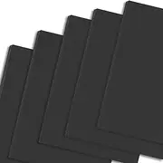 Mat Board Center, Pack of 10 Acid-Free Foam Boards, 9x12 inch Black Foam Boards, 3/16" Thick