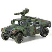 NUOTIE 1/64 Hummer Model Military Truck Off-Road Vehicle die-cast Metal Model Military Multi-Purpose Armored Vehicle Model Suitable for Adult Collection or Gift (Kuwait KFOR Painting)