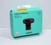 Brand New - Logitech - C270 720 Webcam with Noise-Reducing Mics - Black