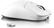MAMBASNAKE x Attack Shark X3MAX Wireless Gaming Mouse,PixArt PAW3950 42000 DPI,49g Ultralight Tri-Mode(BT5.4/2.4GHz/Wired), 1K Polling Rate Programmable Computer Mice for PC/MAC/Win - White