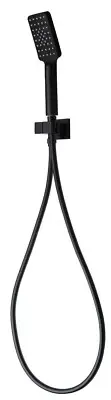 MIXX 15HS960ML Chai Matt Black 3-Spray Hand Shower Kit WELS 3☆ 8.5L/min, Reg