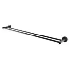 800Mm Double Towel Rail Rack Bar Cut To Size Black Round Towel Holder