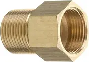 Pressure Washer Coupler Adapter, M22 15mm Male to M22 14 / 15mm Female Thread Fitting Internal Thread Hose Pipe Adapter 4500 PSI