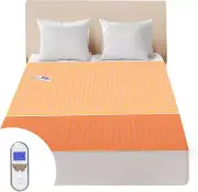 Premium Multi-Zone Electric Heated Mattress Pad Twin XL Size, 39" X 80", 9 Heat