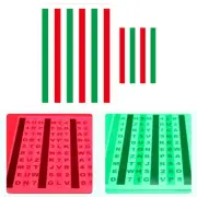 2 Pieces Red Green Reading Card Myopia Weak Vision Correction for Home Kids