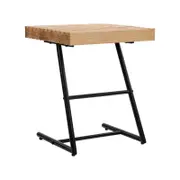 Design Square Eliza Side Table Slat Oak/Black