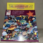 ❤️VTG LOT OF 2 PUZZLES NIB WIZARD OF OZ & UNDERWATER MARDI GRAS