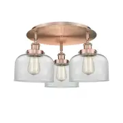 Innovations Lighting 916-3C-10-20 Bell Flush Bell 3 Light 20"W - Copper