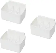 OKUMEYR 3pcs Box Refrigerator Mini Box Fridge Slide Door Organizer Kitchen Storage Solution