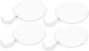 HAWILLOSCH 4pcs Traditional Folding Fan Handheld Portable Round Fans for Wedding Decorations Home Dance Party Props