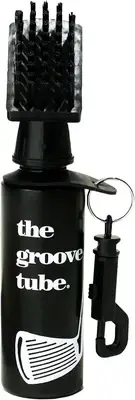 Proactive Sports Groove Tube Golf Club Cleaner Squeeze Bottle Brush , Black, 7 1