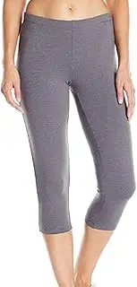 [ZHUER] Women's Stretch Capri Yoga Pants High Waist Tummy Control 7/8 Crop Leggings Solid Color Soft Workout Running Pants