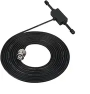 Mobile Scanner Antenna with Full Band Coverage, BNC Connector and Glass Mount Design for Car Radio Scanner, 10Ft
