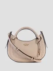 GUESS Women's Beige Tatum Satchel Bag