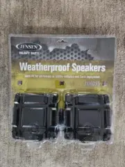 Jensen JXHD35 Heavy-Duty Weatherproof Mini 3.5" Speakers for ATV Tractor Boat