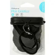 Brilliant Basics Black Hair Elastics - 24 Pack