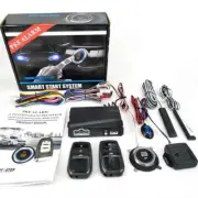 12V Car Keyless Entry Engine Start Alarm System Push Button Remote Starter Stop (for: Peugeot)