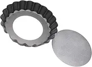Amosfun Handmade Round Non Stick Cake Mold Fondant Cookie Mould for Home Baking Store Use for Cakes Cupcakes Desserts More