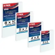 Canvas Panels Blank Cotton Mounted Artist Art Painting 24 Piece Small Assortment