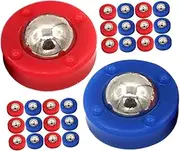Generic 32pcs Mini Shuffleboard Replacement Set Tabletop Equipment Rollers for Curling and Board Games Includes Enhance Game Experience Skills with Diverse Options