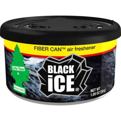 Little Trees Black Ice Scent Car Air Freshener 1.05 oz Solid