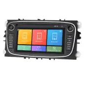7'' Android 8.1 Quad-core 1+16G Car Radio GPS WIFI For Ford Focus S/C-Max Galaxy