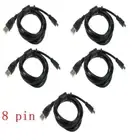 5X 8 Pin USB Data Transfer Cable Lead Cord for Panasonic LUMIX Digital Camera