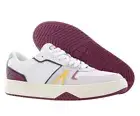 Lacoste L001 Mens Shoes Size 13, Color: White/Burgundy