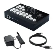 DC/12V 2A 4K Video Switcher HDMI Camera Stream Live Production Broadcast Station