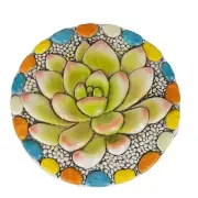 Succulent Pattern Cement Stepping Stones Outdoor - Stepping Stones Pavers for...