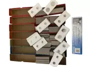 Lot of 8 new 2x2 Coin Boxes and 637 Assorted Coin Flips - All NEW