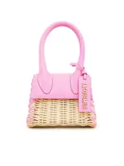 Jacquemus Le Chiquito Wicker Mini in Pink