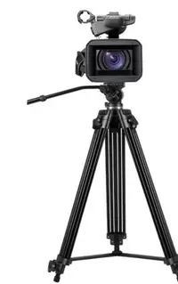 在飛比找Yahoo!奇摩拍賣優惠-相機攝影機三腳架 專業液壓雲台 加粗腳管直徑 鋁合金材質 1