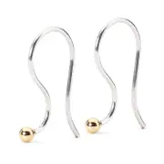 Earring Hooks, Silver/Gold