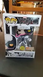 Funko Pop! Venom ANTI-VENOM Bobble-Head #401 Box Lunch Exclusive GITD Glows
