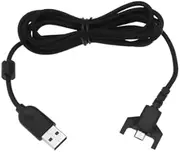 USB Charging Cable Compatible with Logitech G403 G900 G903 G703 G PRO Wireless Mouse and Keyboard Cable Length 1.8m Black Braided USB Mouse Cable