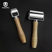 WUTA Press Edge Roller Leather craft Edge Creaser & Smoother Steel Iron Roller