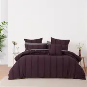 Bianca Bedding MALUA Grape Polyester Quilt Cover Set