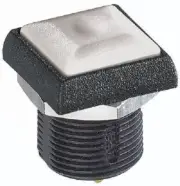 Apem PUSH BUTTON SWITCH 200mA Momentary SPST Solder Terminal, Square WHITE