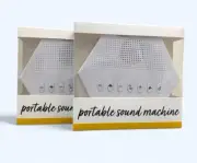 2 VIVITAR Portable White Noise Sound Machines. Ocean, Rain, Forest. Battery Op.