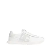 [Dolce & Gabbana] Dolce & Gabbana Logo-patch Panelled Sneakers 44 IT WHITE