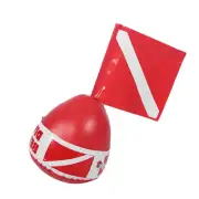 PVC Diving Surface Marker Inflatable Signal Floater Dive Bouy Ball HO