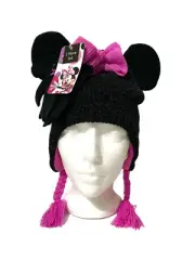 Disney Minnie Mouse Toddler’s Winter Beanie Hat And Mittens Set OSFM - NWT