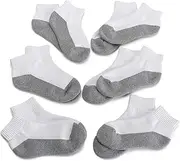 [Jefferies Socks] Big Boys' Seamless-Toe Athletic Sock (6